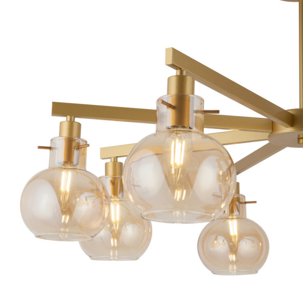 Люстра на штанге Freya CIRCLE FR5183PL-08G