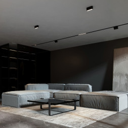 Накладной точечный светильник Elektrostandard 25109/LED 10W 4000K черный