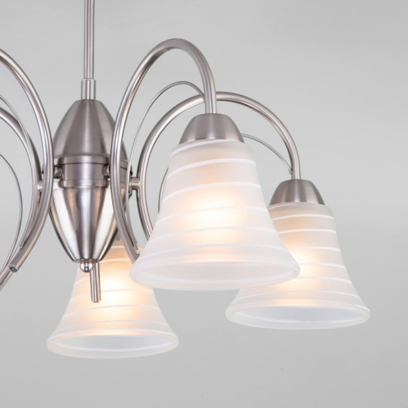 Люстра на штанге Eurosvet DANA 30173/5 сатин-никель