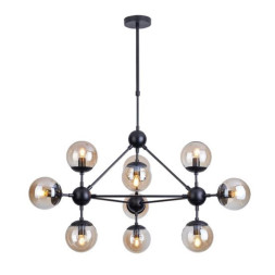 Люстра на штанге ARTE Lamp BOLLA A1664SP-10BK