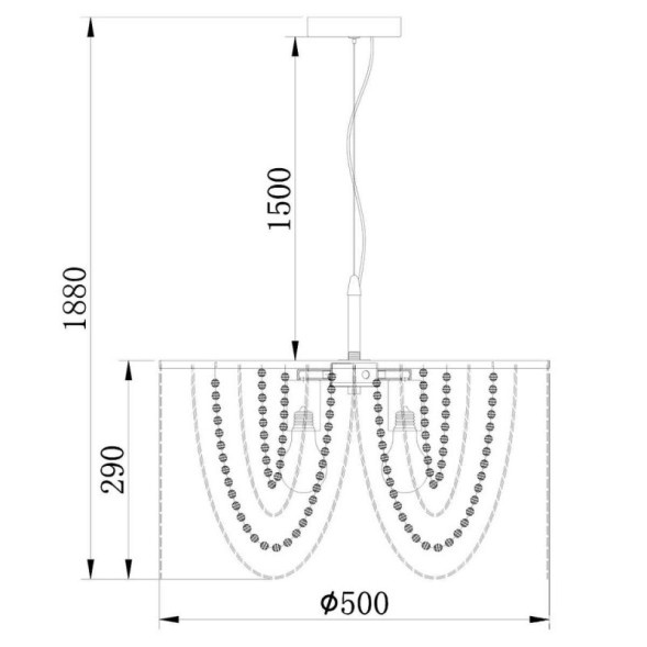 Подвесная люстра Escada LODORE 10173/3S