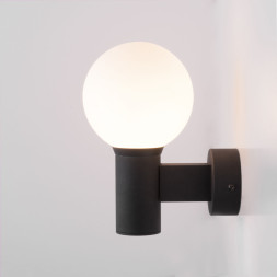 Уличный настенный светильник Elektrostandard Sfera 35126/D черный