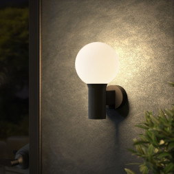 Уличный настенный светильник Elektrostandard Sfera 35126/D черный