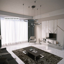 Каскадная люстра Crystal Lux Fortuna FORTUNA SP158W LED BLACK