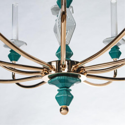 Подвесная люстра Divinare 4947/01 SP-12 CAPELLO