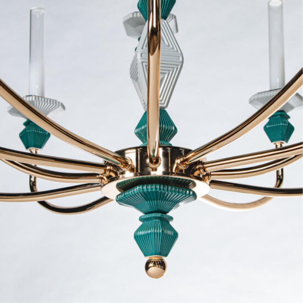 Подвесная люстра Divinare 4947/01 SP-12 CAPELLO