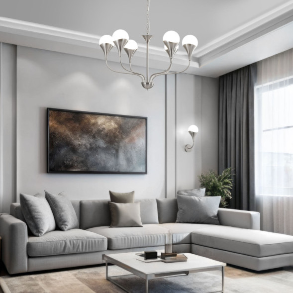 Бра Eurosvet 60169/1 никель CALYX