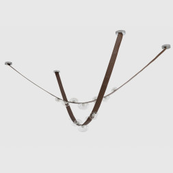 Подвесной светильник Crystal Lux BOSQUE BOSQUE SP7 L3000 BROWN/TRANSPARENT