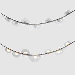 Подвесной светильник Crystal Lux BOSQUE BOSQUE SP7 L3000 BROWN/TRANSPARENT