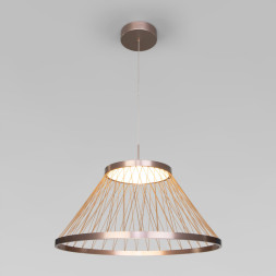Подвесной светильник Eurosvet 40017/1 LED коричневый CESTA