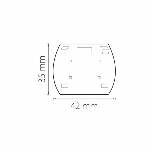 Заглушка для трекового шинопровода Lightstar Track 3 gray 504169