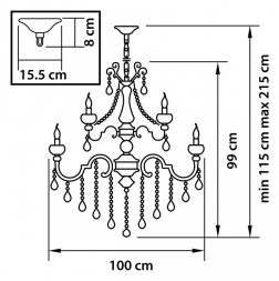 Подвесная люстра Lightstar Montare 787182
