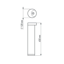 Садово-парковый светильник Arlight LGD-Round 020336