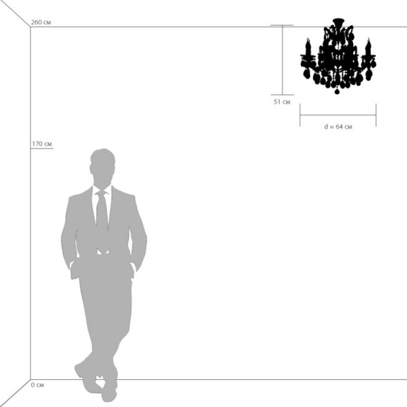 Подвесная люстра Lightstar Champa nero 879087