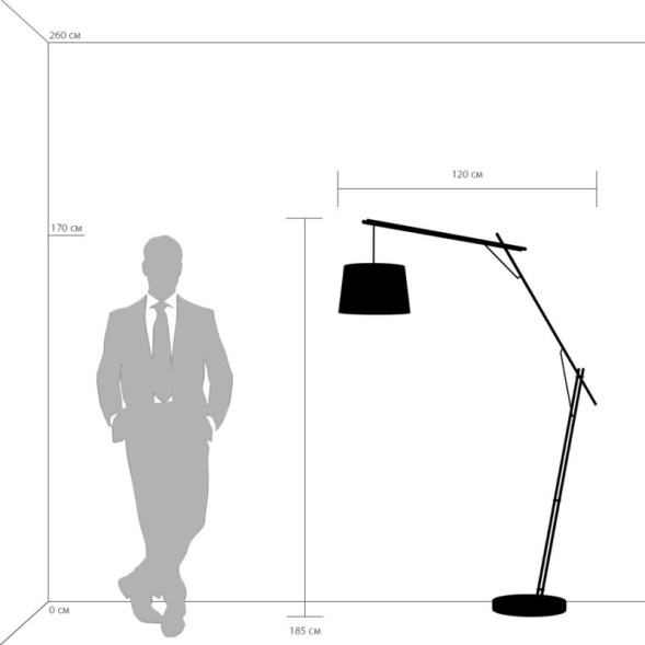 Торшер Lightstar Sesso 808717