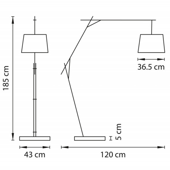 Торшер Lightstar Sesso 808717