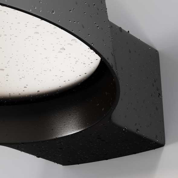 Уличный настенный светильник Maytoni SHARE O443WL-L12GF3K