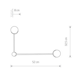 Бра Nowodvorski Orbit 7804