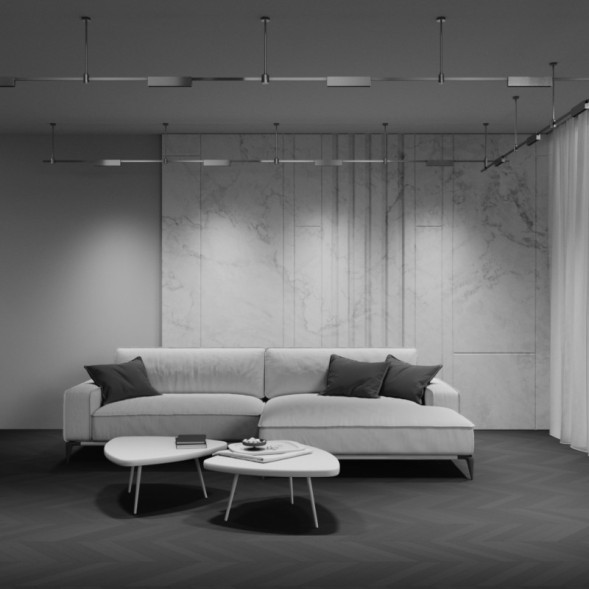 Магнитный трековый светильник Maytoni Technical Points TR150-1-12W3K-M-BS