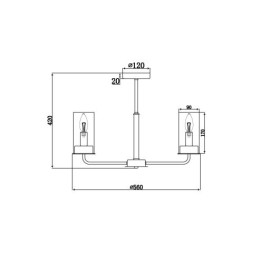 Люстра на штанге Vele Luce Licia VL1923L06