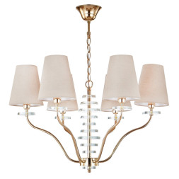 Подвесная люстра Crystal Lux ARMANDO GOLD ARMANDO SP6 GOLD