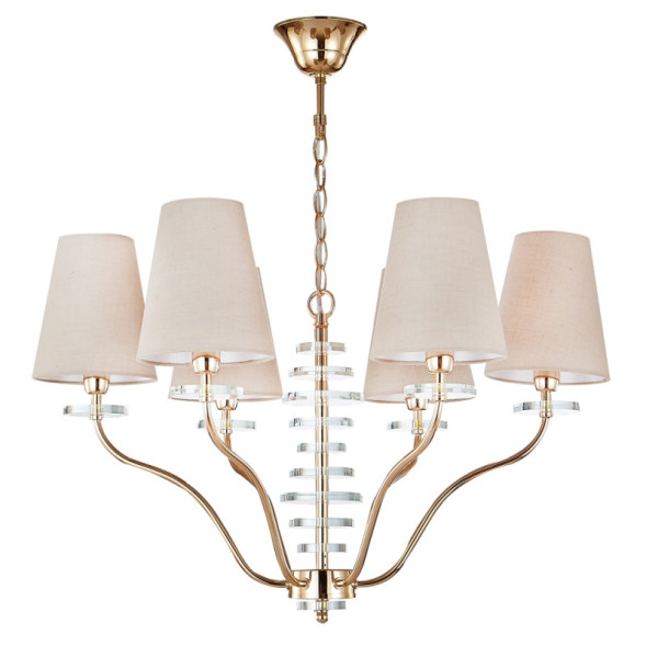 Подвесная люстра Crystal Lux ARMANDO GOLD ARMANDO SP6 GOLD