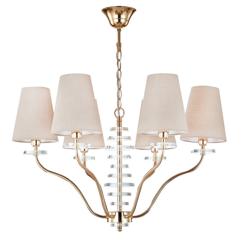 Подвесная люстра Crystal Lux ARMANDO GOLD ARMANDO SP6 GOLD