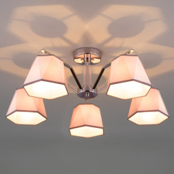 Люстра на штанге Eurosvet Corner 60076/5 хром