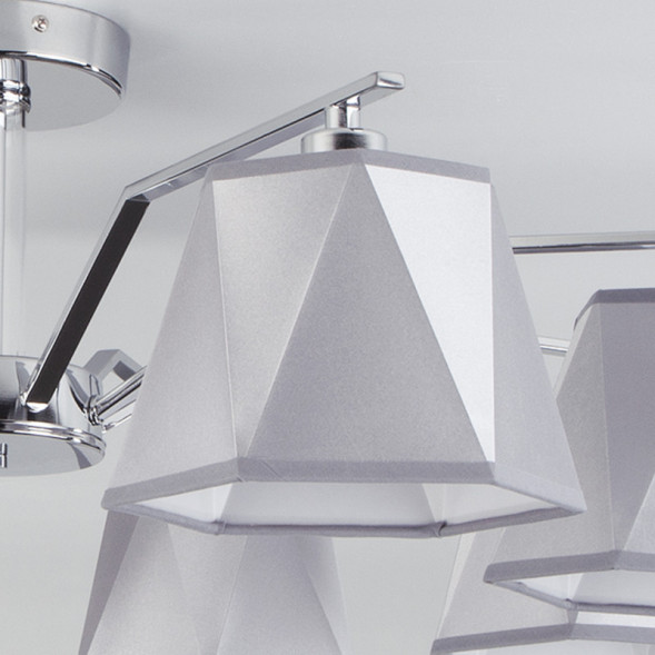 Люстра на штанге Eurosvet Corner 60076/5 хром