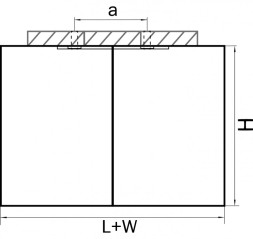 Накладной точечный светильник Lightstar Binoco 052029