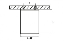 Точечный влагозащищенный светильник Lightstar Monocco 052336