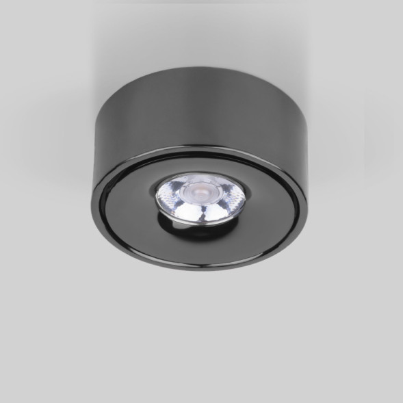 Накладной точечный светильник Elektrostandard Glide 8W черный жемчуг (25100/LED)