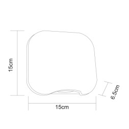 Уличный настенный светильник ARTE Lamp LUPUS A8503AL-1WH