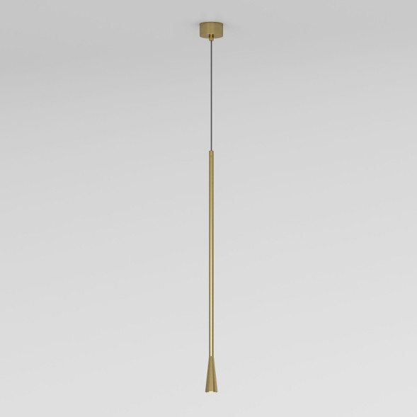 Подвесной светильник Elektrostandard 50312 LED 7W 3000K латунь Vist