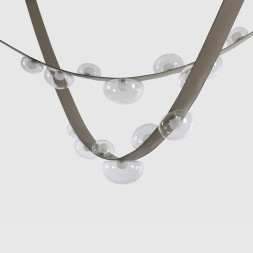 Подвесной светильник Crystal Lux BOSQUE BOSQUE SP7 L3000 GREY/TRANSPARENT