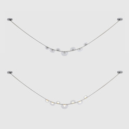 Подвесной светильник Crystal Lux BOSQUE BOSQUE SP7 L3000 GREY/TRANSPARENT