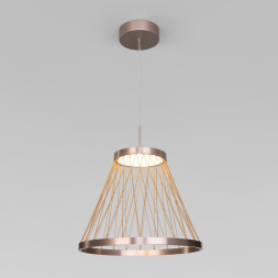 Подвесной светильник Eurosvet 40016/1 LED коричневый CESTA