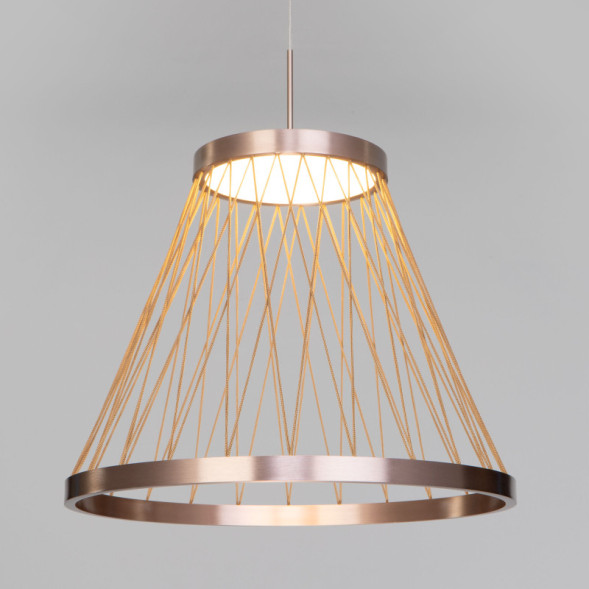 Подвесной светильник Eurosvet 40016/1 LED коричневый CESTA