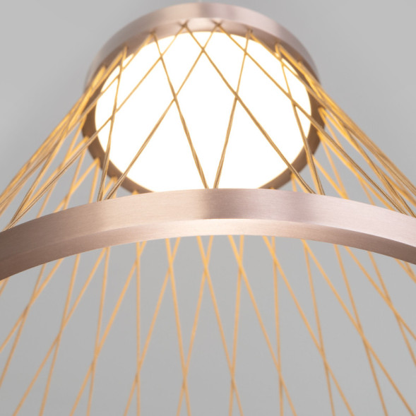 Подвесной светильник Eurosvet 40016/1 LED коричневый CESTA