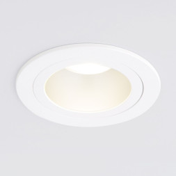 Встраиваемый точечный светильник Elektrostandard 122 MR16 серебро/белый