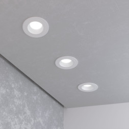 Встраиваемый точечный светильник Elektrostandard 122 MR16 серебро/белый