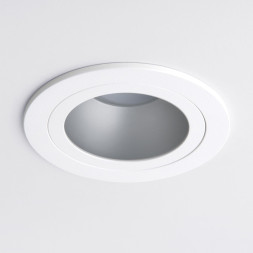 Встраиваемый точечный светильник Elektrostandard 122 MR16 серебро/белый