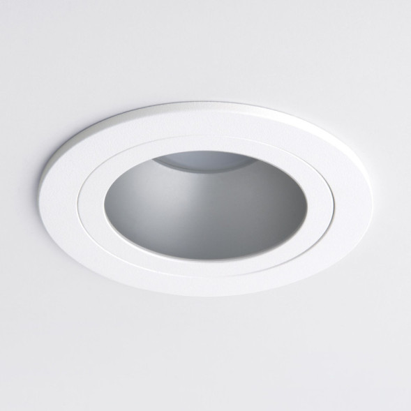 Встраиваемый точечный светильник Elektrostandard 122 MR16 серебро/белый