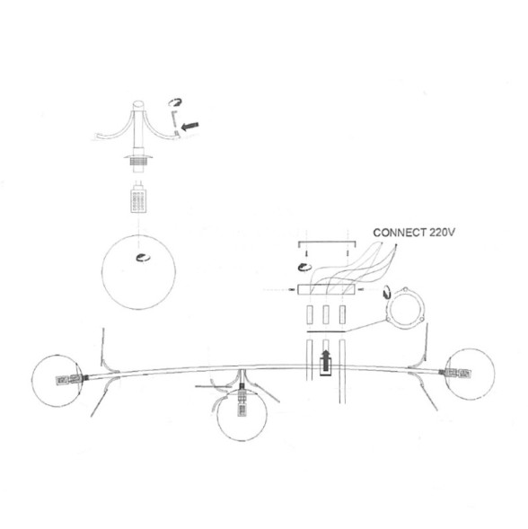 Детская люстра ImperiumLoft Matisse 194953-23