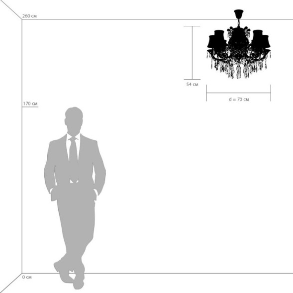 Подвесная люстра Lightstar PRINCIA 726081