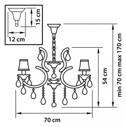 Подвесная люстра Lightstar PRINCIA 726081