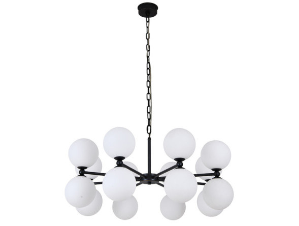 Подвесная люстра Newport 3840/80 С black+gold