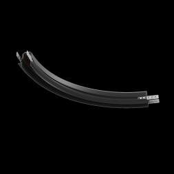 Коннектор для шинопровода Maytoni Technical Magnetic track system Exility встраиваемый ГКЛ 12.5 черный TRA044-angle.12B