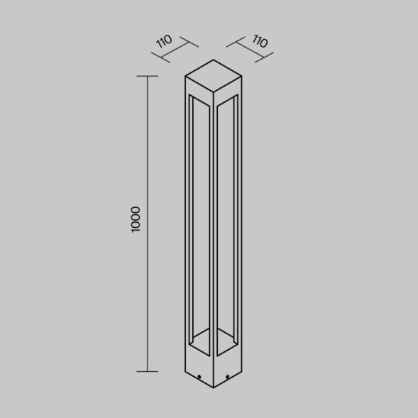 Садово-парковый светильник Maytoni Elbe O424FL-L10GF