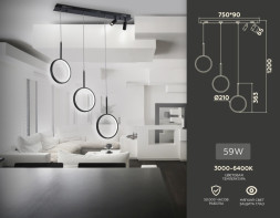 Подвесной светильник Ambrella Light COMFORT FL5278